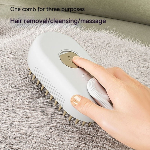 3 In 1 Electric Spray Cat Hair Brushes For Massage