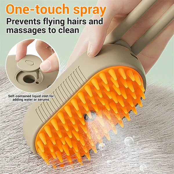 3 In 1 Electric Spray Cat Hair Brushes For Massage